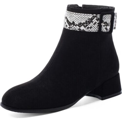 Big Size Simple and personalized short boots boots women shoes ankle boots for women ladies boots shoes woman winter