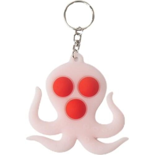 Bubble Keychain Toy Sensory Toy fidget Stress Relief Hand Toys Office Desk Toy Backpack key decor Squeezing toy for Kids Adults