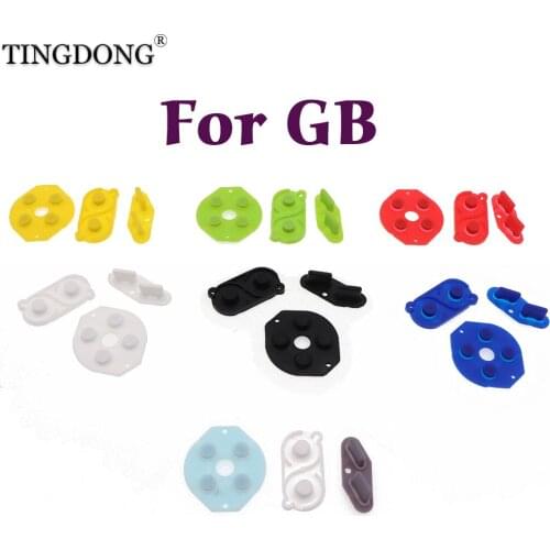 Rubber Conductive D-pad Buttons for GameBoy Classic for GB Fat DMG Direction A-B Start Select Button Replacement