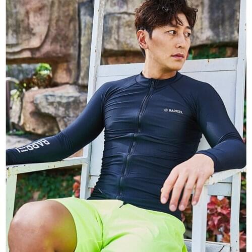 All-In-One Rash Guard Suit Wetsuits Snorkeling Suit Anti-Jellyfish Anti Scratch for Adults Surfing Suit Long-sleeved Zipper