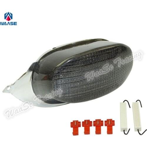 Waase For Suzuki GSXR750 GSXR 750 1996 1997 1998 1999 E-Mark Rear Tail Light Brake Turn Signals Integrated LED Light
