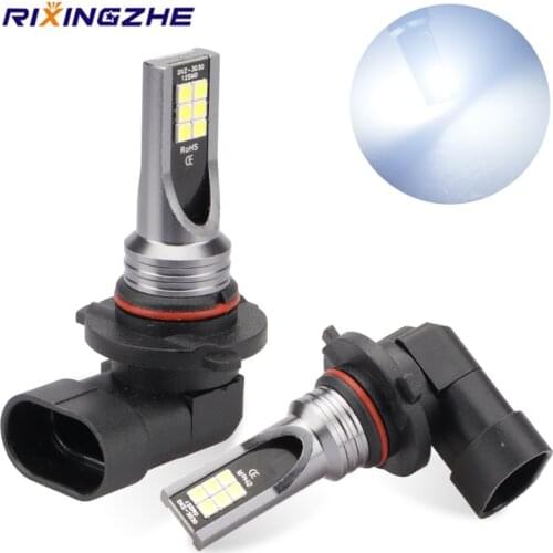 1PC H8 LED H11 H1 9005 9006 HB3 HB4 H7 H3 H4 Car Fog Lights With 3030 Chips12LED 6000K White Auto Fog Lamp Day Running Light 12V