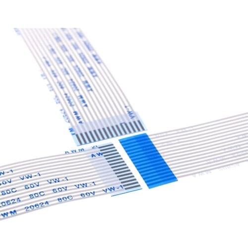 100pcs Flexible Flat Cable FFC 14 PIN 1.25 mm pitch Same directions 50 60 80 100 250 300 400 500 mm Length Type A Isotropy
