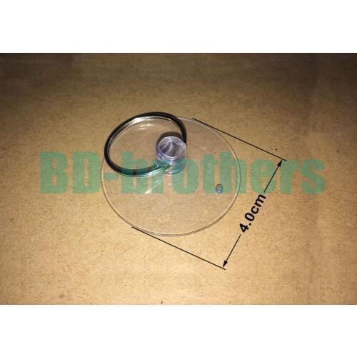 4.0cm Suction Cup + Key Ring Transparent Softgums Sucker Haptor Cupula Cups Opening Vacuum Chuck for Phone 1000Sets/lot