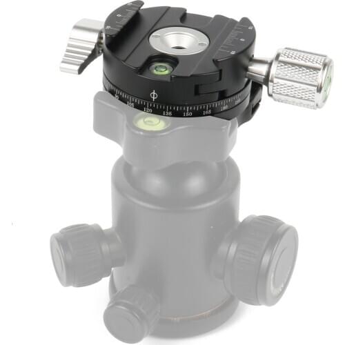 Aluminum 360° Rotation Mini Portable Panorama Camera Tripod SLR Quick Release Clamp for Arce Swiss Plate w Conversion Screw