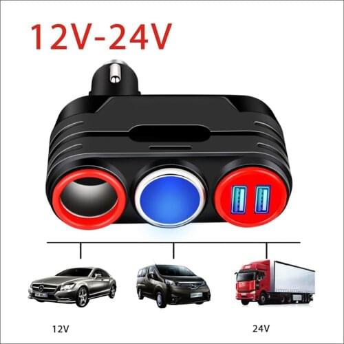 Wireless 3.1A Car Charger Multifunctional Dual USB Adapter Lighter