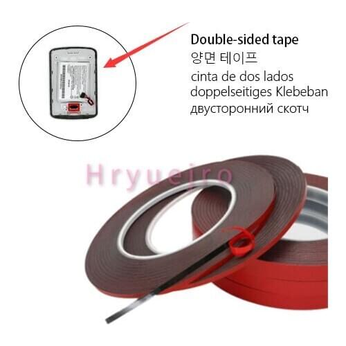 For Garmin forerunner 235 230 735 Edge 820 520 130 1030 530 830 vivoactive universal double-sided adhesive glue vinyl back cover