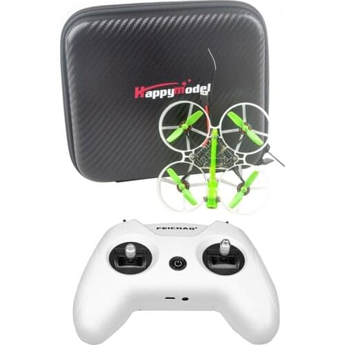 RTF Happymodel Moblite7 75mm 1S BWhoop FPV RC Drone F4 Flight Controller EX0802 19000KV Motor LiteRadio OpenTX 2.4G 8CH Radio TX
