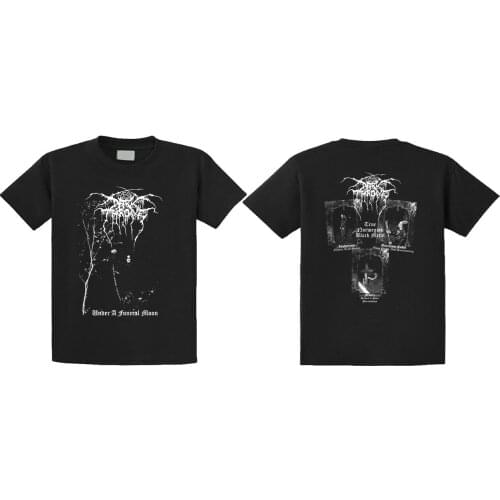 Darkthrone - Under A Funeral Moon T-shirt,new, Ulver, Satyricon