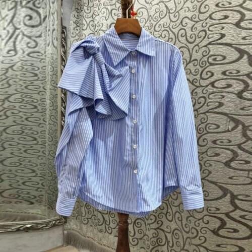 Блузки в полоску GLOSVDE China At AliExpress