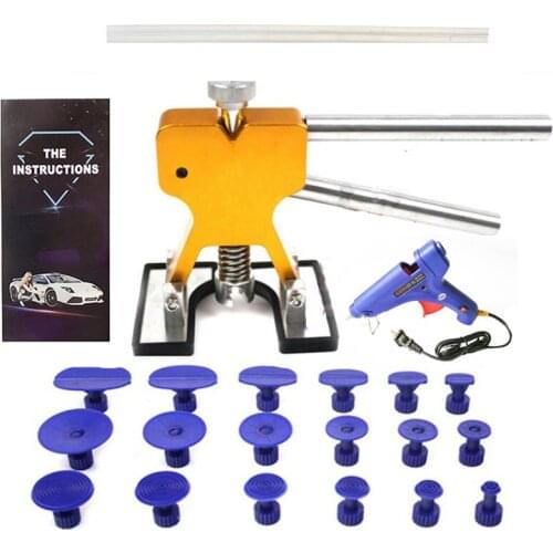 Auto Paintless Dent Repair Tools Dent Repair Kit Car Dent Puller with Glue Gun Removal Kits for Vehicle Fix Tools