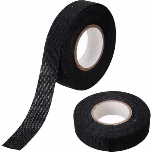 1pcs Adhesive Cloth Fabric Tape Looms Wiring Harness Fabric Cloth Tape Heat-resistant Adhesive Tape for Cable Protection