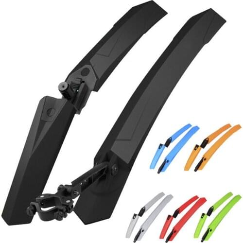 2Pcs Bike Fender Mtb Mud Guard with Led Rear Light Quick Release Cycling Wings for 26 27.5 29 Inch Bike Accessories Bike Fenders