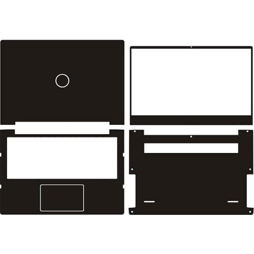 Laptop Sticker Skin Decals Carbon fiber Cover Protector for Dell Inspiron 13 7391 13-7391 2-in-1 13.3"