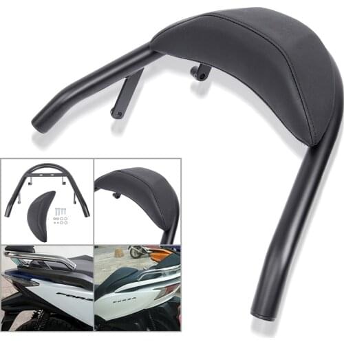 For 2017 2018 Honda Forza 300 Force 300 Sissy Bar Rear Backrest Support Passenger Seat Holder Cushion Pad Forza300 Accessories