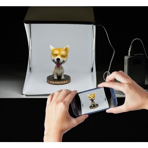 Portable LED Folding Photo Background Light box Softbox with Photography Lamp for photo studio for Photography for YouTube