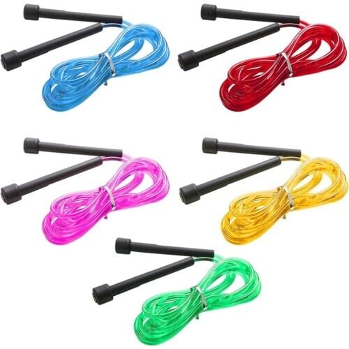 PVC Jump Rope Boxing Speed Cheap Gym Workout Exercise Fitness Training Children Adjustable Student Skipping Rope