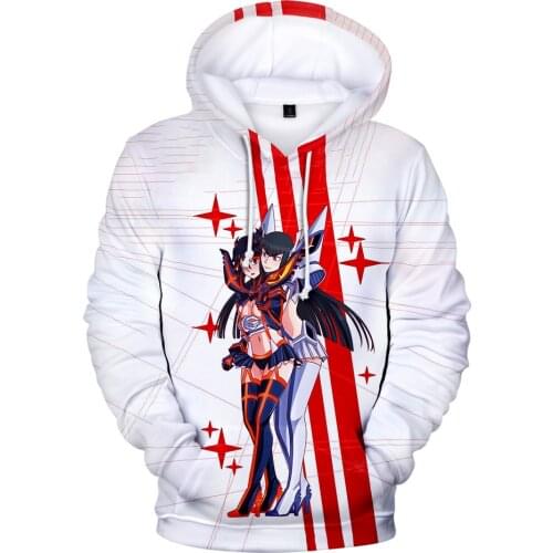 3D print New KILL la KILL Hoodies Men Women Sweatshirt Hip Hop Harajuku Fashion Style Polyester Clothes Pullover Sweatshirts
