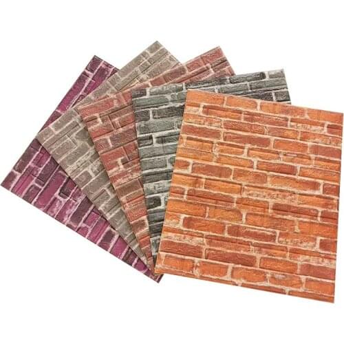 Retro Waterproof 3d Wall Sticker of Living Toom TV Background Wall Paper