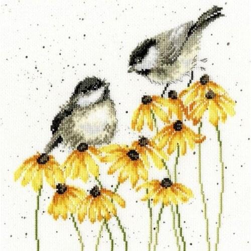 Manufacturer Needlepoint Chitter Chatter Embroidery Cross Stitch Patterns with 100% Cotton Floss & Free Shipping for Wall Decor