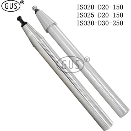 Free shipping high precision spindle test rod ISO20 ISO25 ISO30 D20 D30 150L 250L test spindle spindle rod with pull stud
