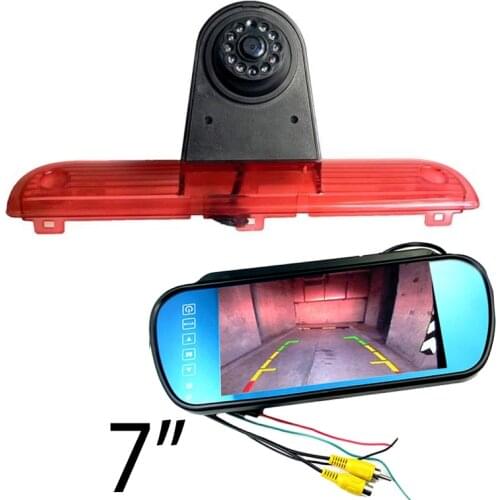 HD Brake Light Rear camera For FIAT Ducato late 2006-2017 3 gen Peugeot Boxer, Citroen Jumper parking camera and monitor