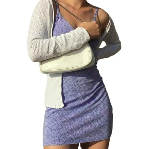 Women Spaghetti Strap Floral Dress Sleeveless Summer Dress Sexy V Neck Short Casual Dresses Purple Black Dresses Match Clothes