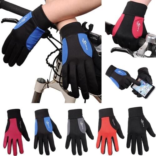 Unisex Touchscreen Winter Thermal Warm Cycling Bicycle Bike Ski Outdoor Camping Hiking Motorcycle Gloves Sports Full Finger Gant