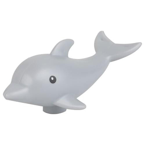 Compatible Dolphin Animals 1pcs Big Size DIY Bricks with Other Toys For Children Accessory Underwater World Building Blocks Toys