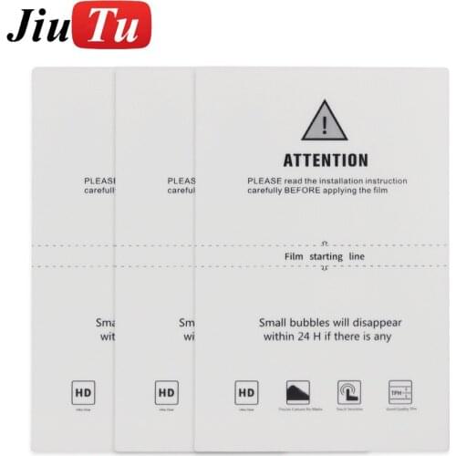 10pcs Flexible Hydrogel Screen Protector For All Film Cutting Machine Explosion-proof Smooth Film Screen Protector Universal