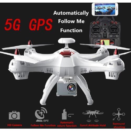 2018 Updated Follow Me Drone X183 GPS Dual Follow Me 5G Wifi 720P/1080P Camera Flying 400M