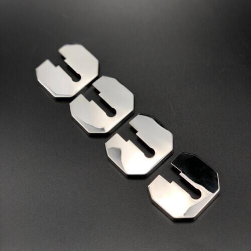 4pcs/lot Stainless Car Door Lock Protection Cover Trim Fit For Ford Explorer 2016-2019/Expedition 2007