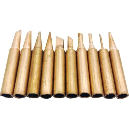 900M-T pure copper Iron tip soldering tip for Various Models soldering rework station soldering iron station For Hakko Solderin