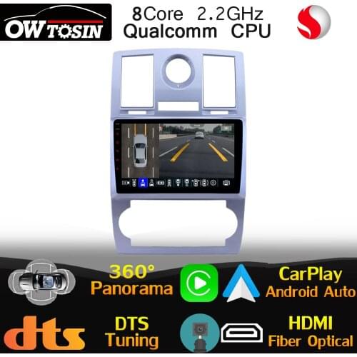 Qualcomm CPU Android For Chrysler 300C SRT 2004-2008 Car Multimedia Player Radio GPS 360 Panoramic Optical HDMI Head Unit Stereo