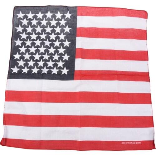 Hot Cool USA Stars America Flag Ladies Hair Band Head Band Headwrap Bandana Scarf