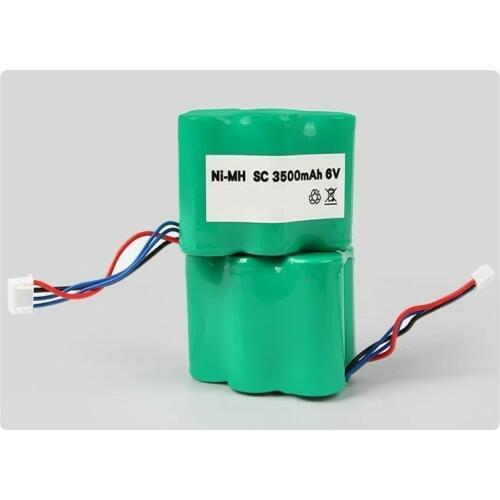 2PCS 6V SC NI-MH Battery Pack 3500mAh replace for Ecovacs Deebot Vacuum Cleaner D73 D76 D66 D68 D77 D79 730 760 free shipping