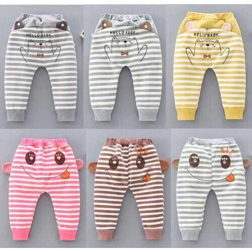 2020 New Fashion Popular Thicken Baby Leggings Baby Girl Leggings Cotton&Velvet Pants Baby Boy Bottoms