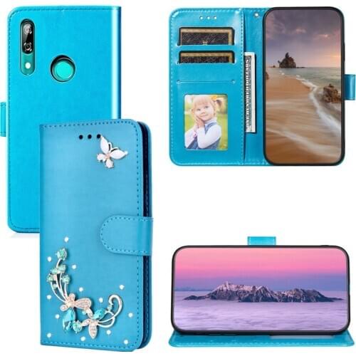 Magnet flip cases Honor 9X 10X lite 30i Cover butterfly Leather Book Wallet Case For Huawei P Smart Z 2021 S 2020 Pro 2019 Case