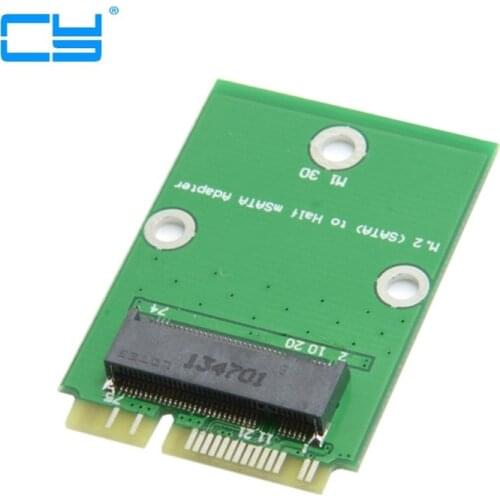 Mini pci express pcie PCI-E ngff ssd 2 Lane M.2 NGFF 30mm SSD to Half Height Low Profile pcie mSATA Adapter Add on Cards PCBA