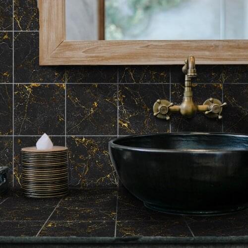 Shower door sticker wall stickersv door sticker 10 / package is suitable for the marble bathroom kitchen ceramic tile wall