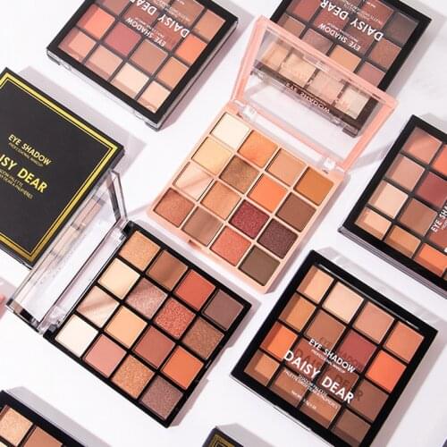 Natural Nude Eyeshadow Palette 16 Color Matte Eye Shadow Makeup Tools Pigment Cosmetic Metallic Make Up Sets