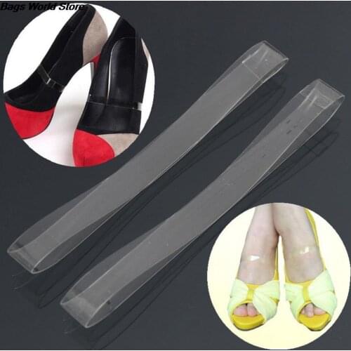 1Pair Invisible Elastic Silicone Transparent Shoelaces For High Heel Shoes Clear Shoe Laces Shoelace Straps Shoe Accessories