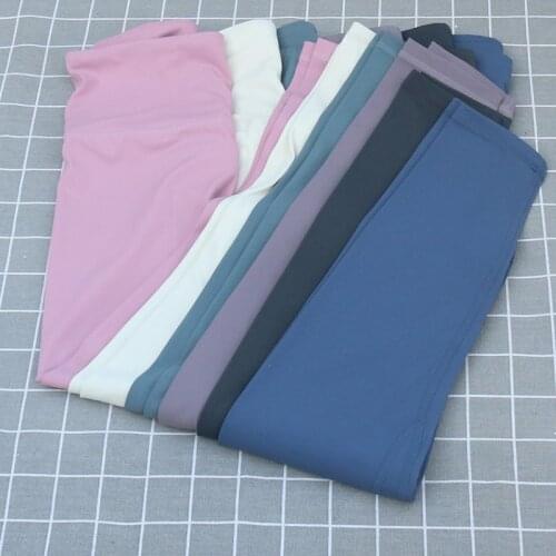 New High Waist Sports Tight Pants Sexy Yoga Gym Tummy Control Fitness Leggings Non See Through Quality Pants Support Custom Logo