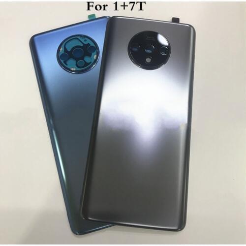 Original Gorilla Glass 5 Back glass Cover For OnePlus 7T Back Door Replacement Battery Case, Rear Housing Cover With Camera Lens