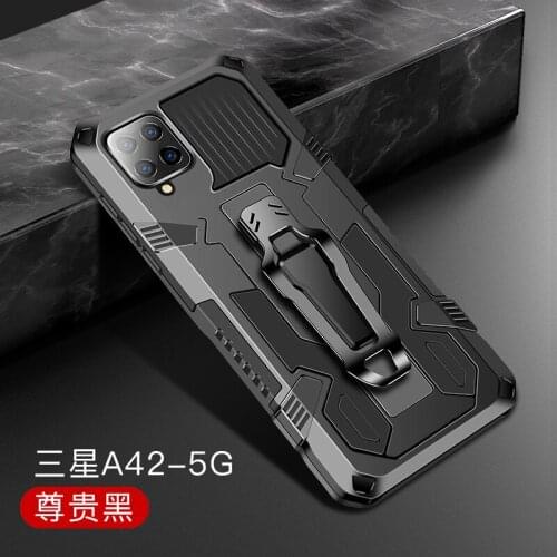 Shockproof Armor Case For Samsung Galaxy A42 Case Belt Clip Holster Cover For Samsung A42 5G A 42 Fundas GalaxyA42 6.6'' Coque