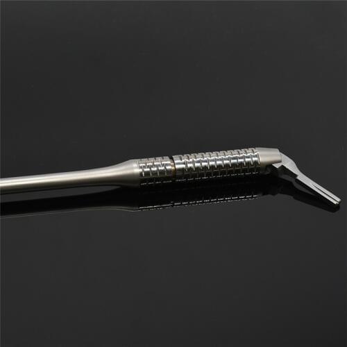 Dental Scalpel Handle Adjustable Surgical Operation Knife Handle Stainless steel 16cm length