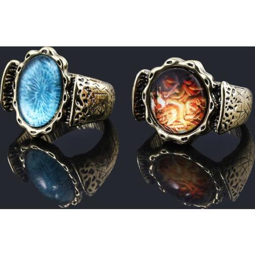 SG Vintage Game Dark Souls Men Ring Devourer of Gods Aldrich Rings Cosplay Jewelry Women Fans Gift