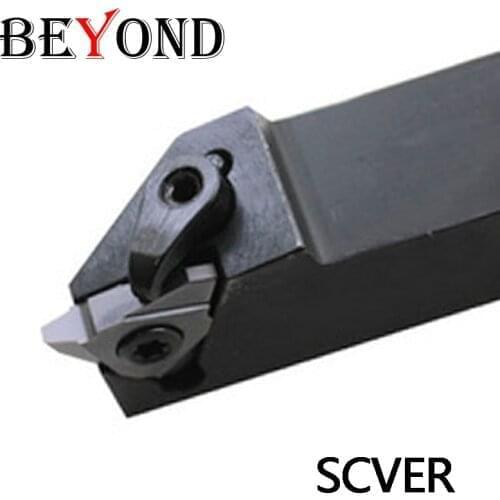 BEYOND External Hole Thread Cutter Shank Tool SCVER SCVER2525M27-6 SCVER2525M27-8 SCVER2532P27-8 Carbide Turning Lathe Cutter