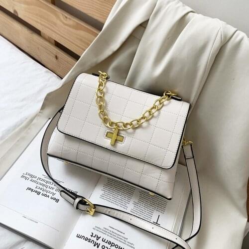 Fashion Daily Women Shoulder Crossbody Bags Exquisite Pu Leather Lady Chain Brand Handbags Designer Female Elegant Messenger Bag