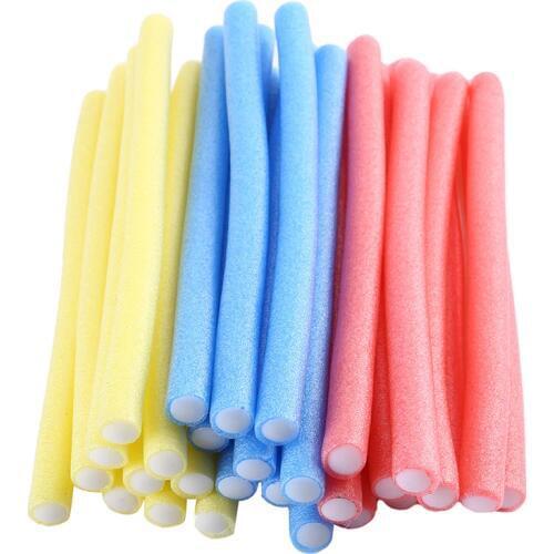 10pcs/set Soft Foam Roller Bendy Twist Curler Sticks Diy Hair Design Maker Curl Roller Tools Foam Roller Curles Hair Tools